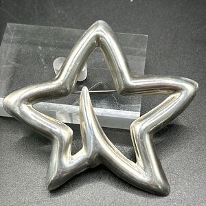 Vintage Taxco Mexico 925 Asymmetrical Star Brooch Artisan TV-53
